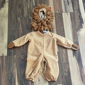 Kids Lion Costume - Tan